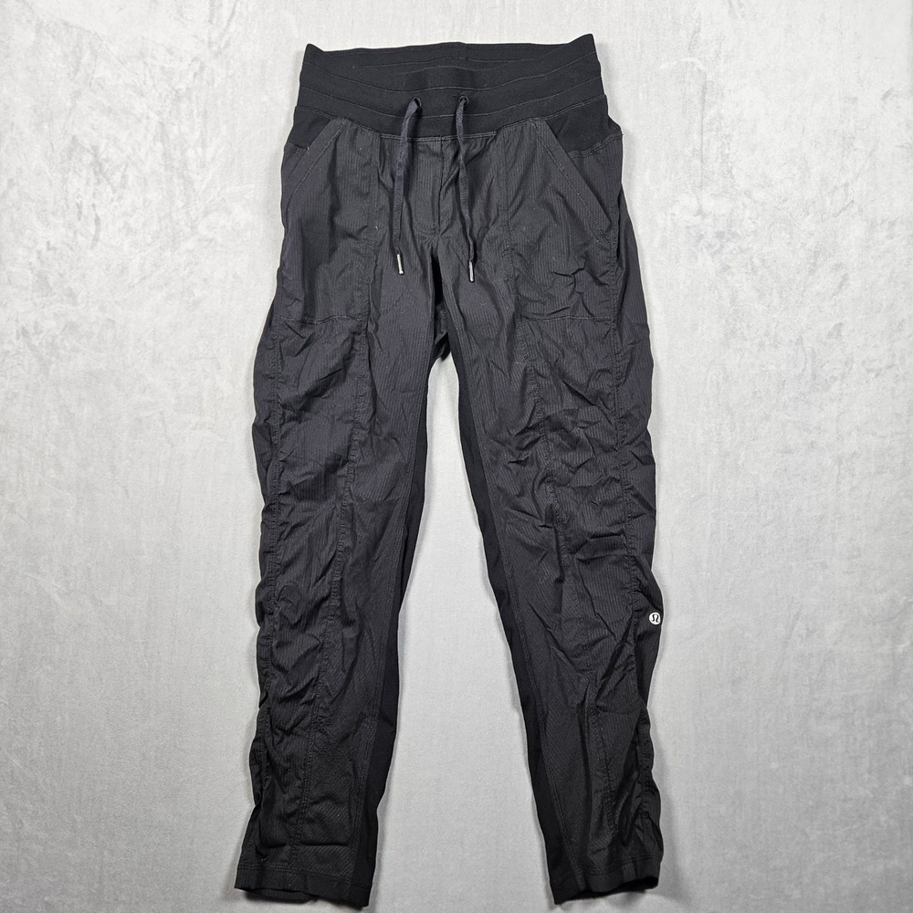 Lululemon Street to Studio Pant II Womens 6 Black Unlined Performance Joggers